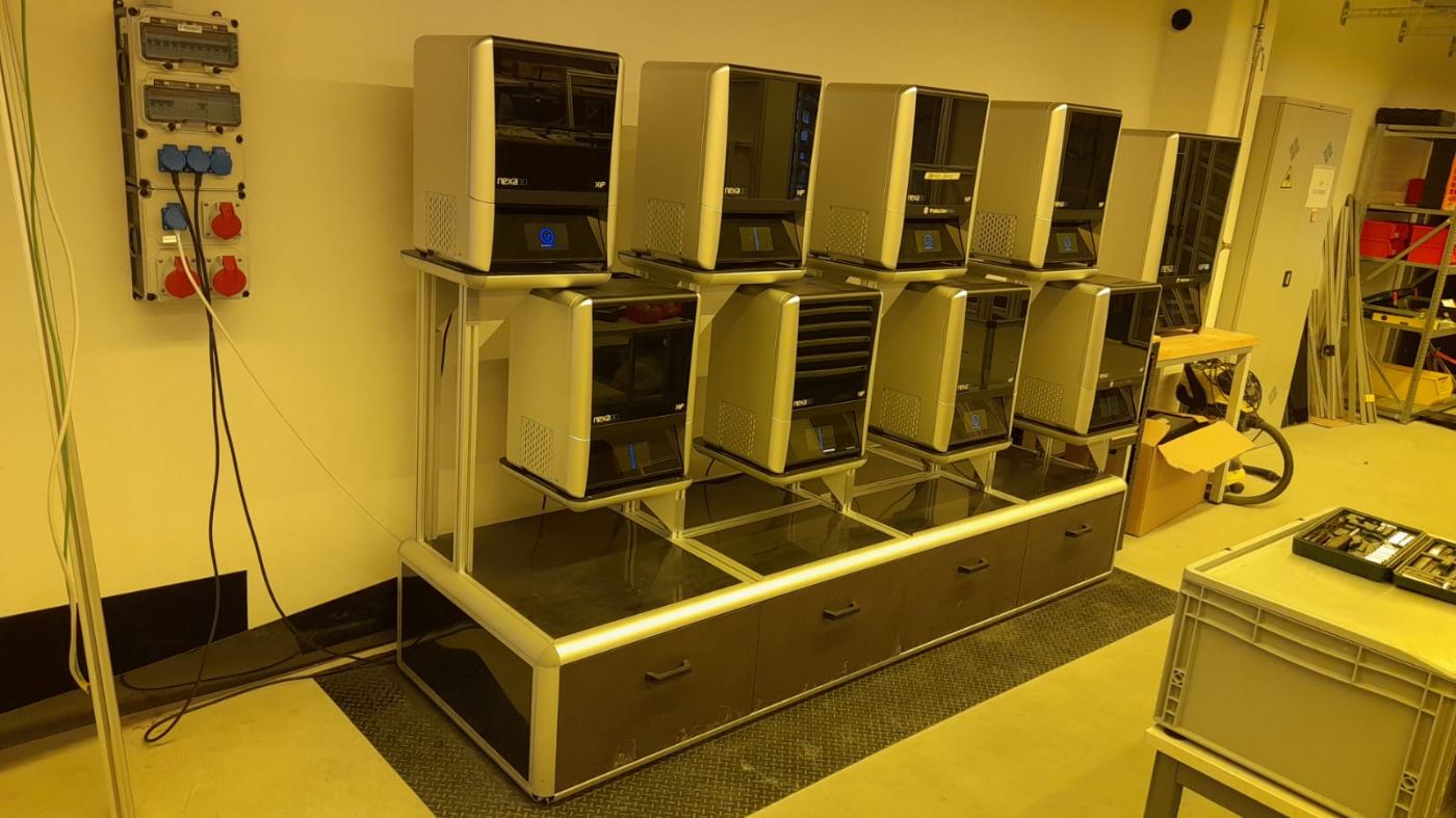 XIP Wald — stand modular para impresoras Nexa XIP